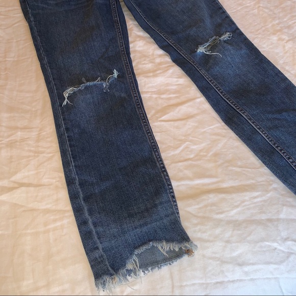 FP ankle jeans w/ holes in knees - Picture 7 of 9